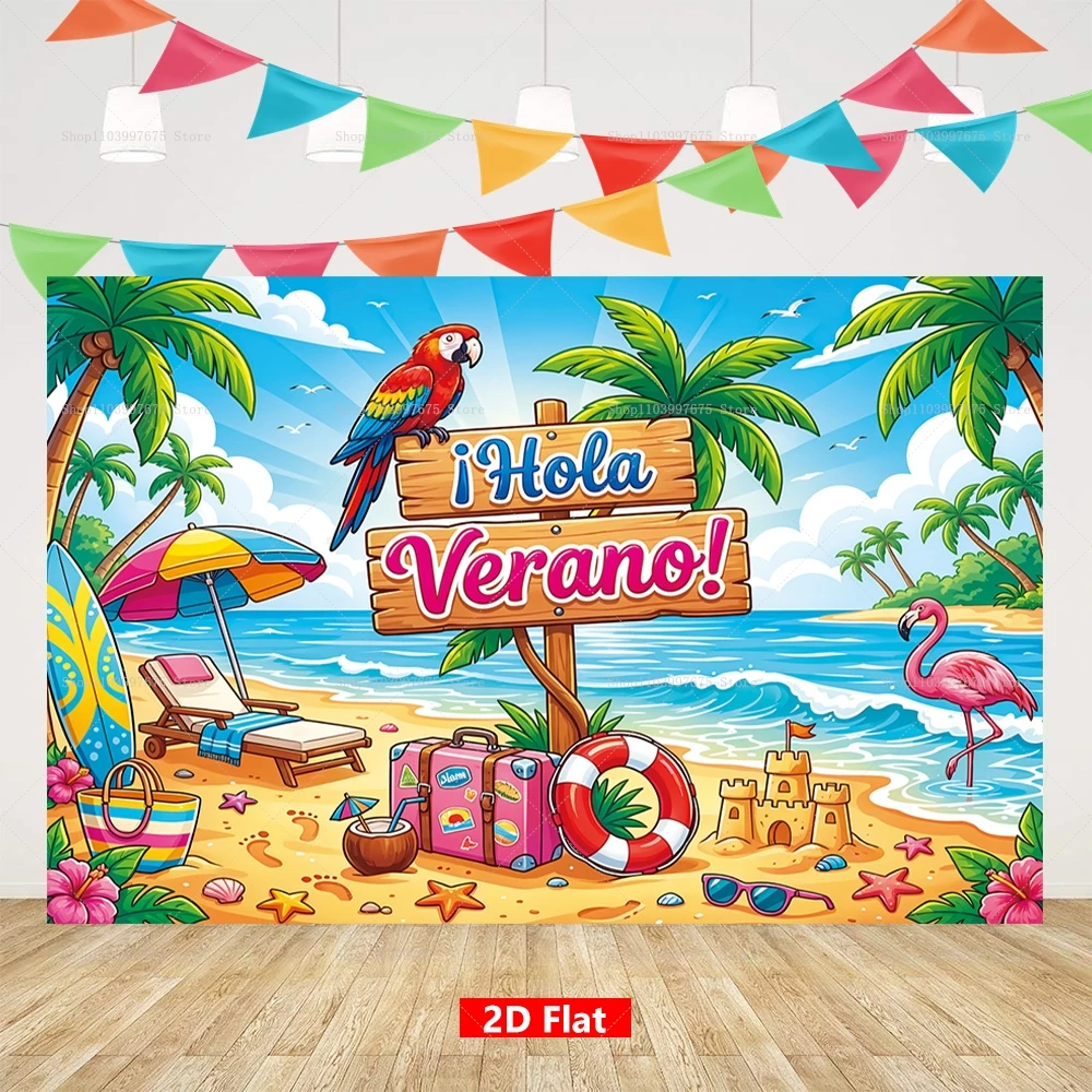 Sfondi 2D con Fenicotteri Esti - Summer Clothing Banner recensione e prezzo