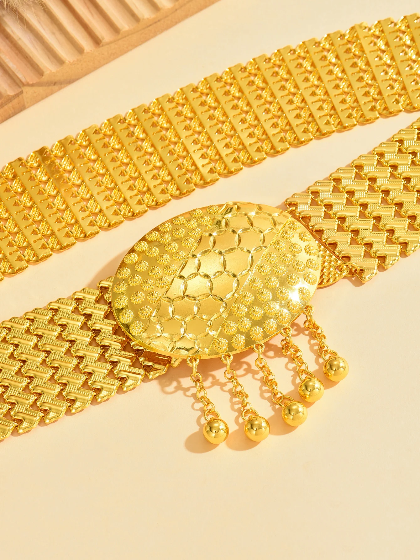 حزام العروس التركية المطلي بالذهب لتزيين الخصر، حزام معدني ناعم، رداء زفاف نسائي على الطراز العرقي القديم، حزام مزخرف