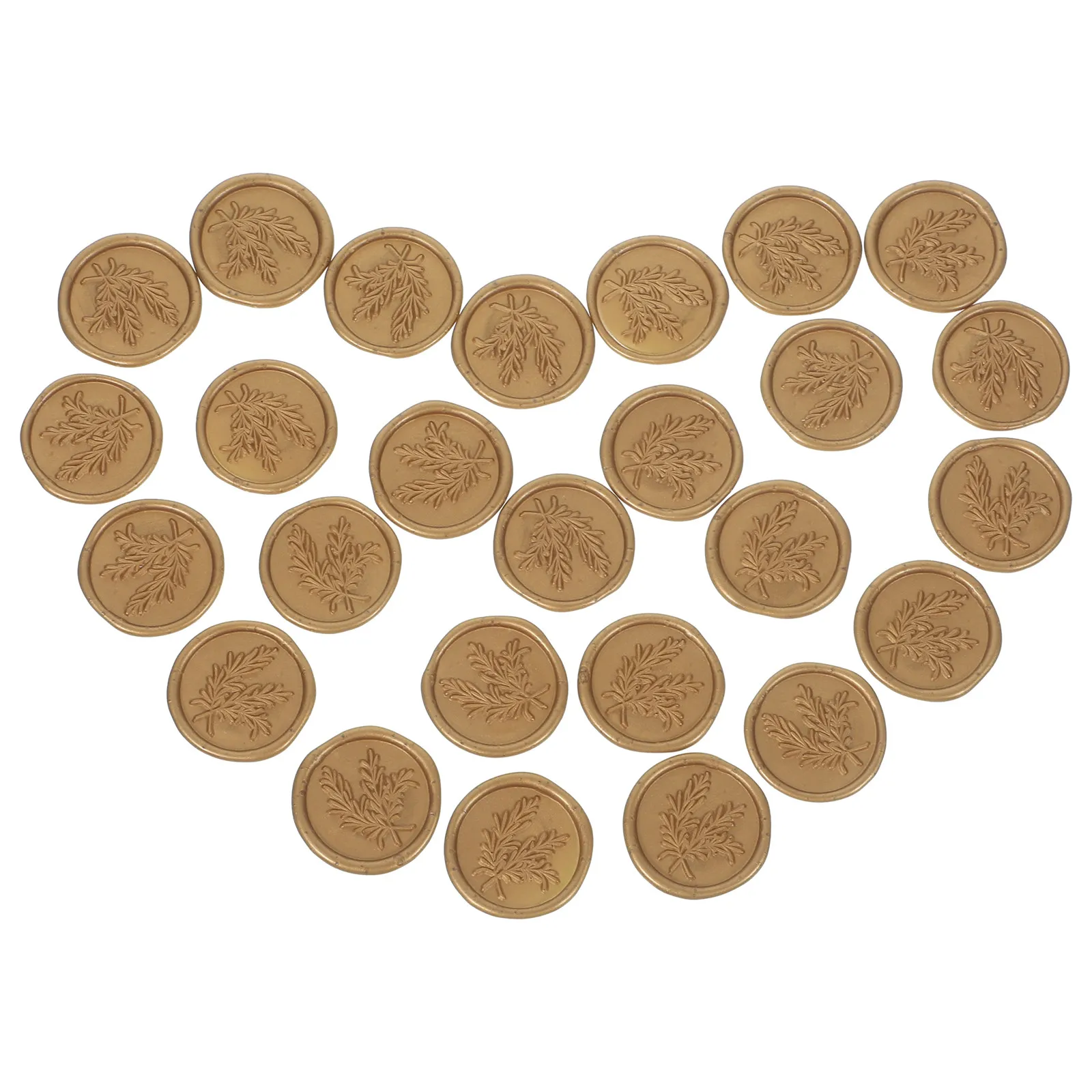 25Pcs Self Adhesive Wax Seal Stickers Precise Engraving Raised Border Envelope Seals for Weddings Cards Crafts Photo Albums
