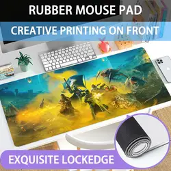 Mouse Pad Helldivers Large rubber mouse pad with lock edge computer gamer HD printing desk pad keyboard pad