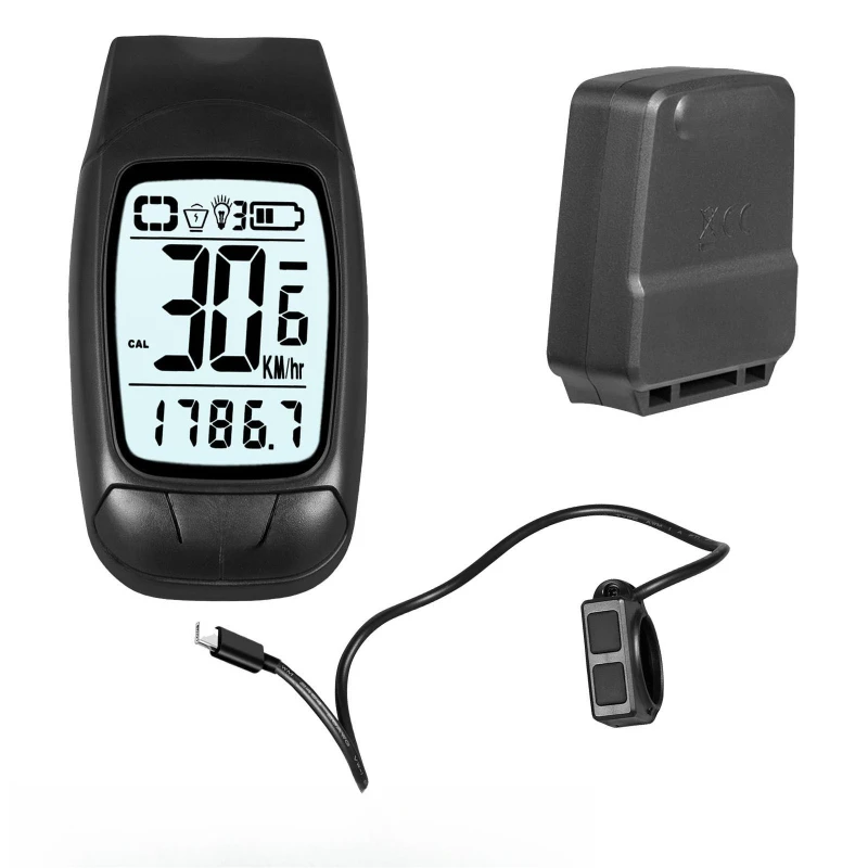 

3in1 bicycle light wireless bicycle computer bell combination with USB rechargeable cycling pack