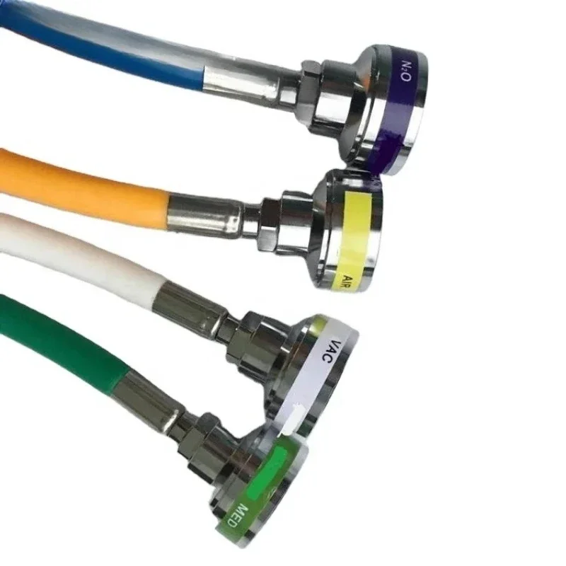 

Quick connector on one side outlet side of medical gas hose