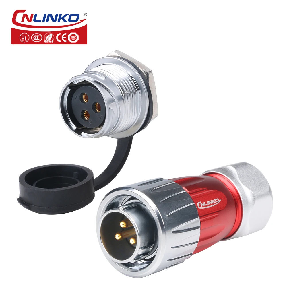 CNLINKO DH20 Waterdichte Connector 2 3 4 5 7 9 12-pins Aviation Automotive Kabelconnector Mannelijke Vrouwelijke Stekker Aansluiting IP68 Buitengebruik