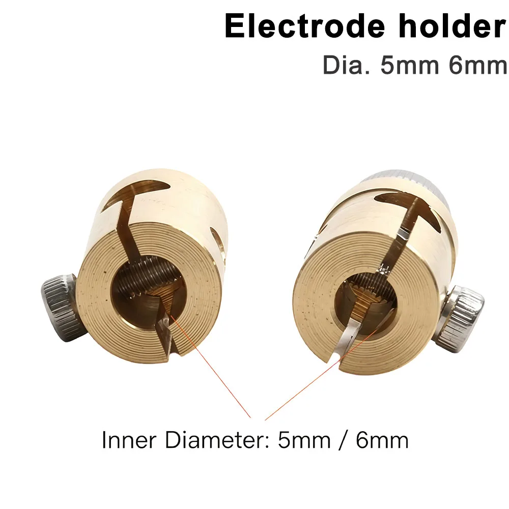 High Quality  Joint Inner Dia. 5mm 6mm Electrode End Chuck For Xenon Krypton Lamp 1064nm YAG Fiber Laser Machine Spares