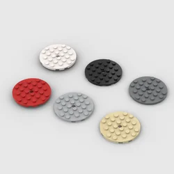 *Plate 6X6 Round With hole*JH436 10pcs DIY enlighten block brick part No. 11213 Compatible With Other Assembles Particles