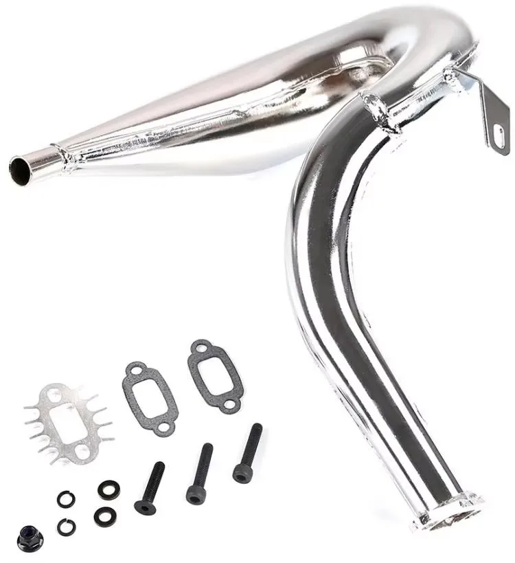 Power boost uitlaatpijp Geforceerde resonantie uitlaatpijp voor 1/5 ROFUN KM HPI BAJA 5B 5T 5SC