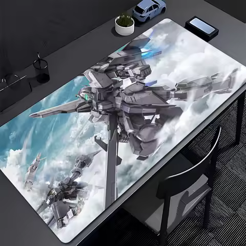 Mousepad Large Mechanical Warrior Gundam Gaming Keyboard Gamer Mouse Pad on The Table Desk Mat coaster Anime PC game Mouse Mats
