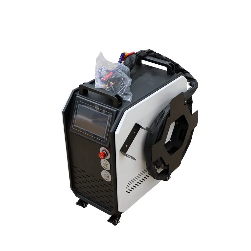 JPT Handheld Pulse Fiber Laser Cleaning Machine 100w 200w 300w for Wood Stone Stainless Steel Metal Fast Deliver Easy to Use