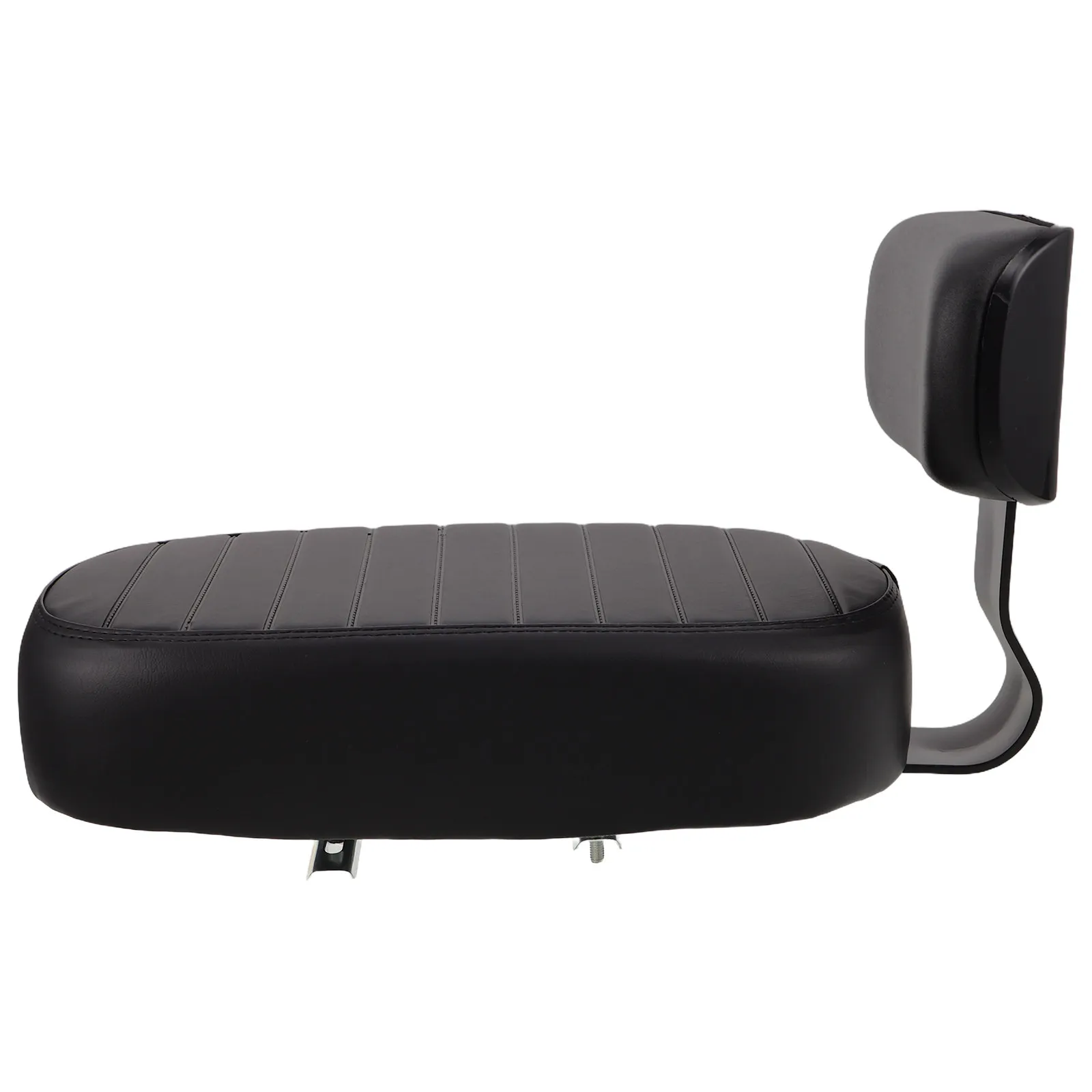 

Bicycle Back Pad Kids Rear Mount Bike Seat With Backrest Shock Absorption Sponge Easy Clean Black Mountain Bike Rear Seat