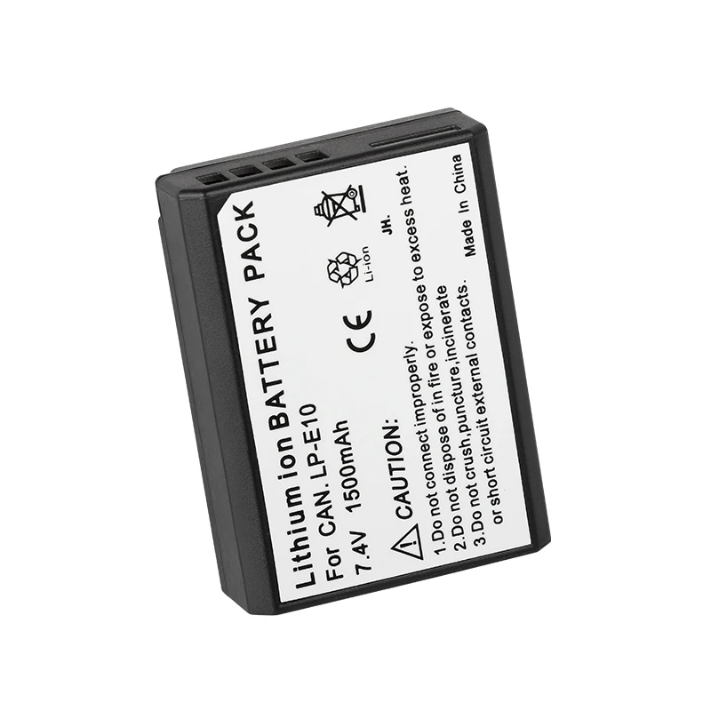 LP-E10 LPE10 1500mAh Camera Battery for Canon EOS 1100D 1200D 1300D Rebel T3 T5 T6 T7 Kiss X50 X70 LPE10 Batteries