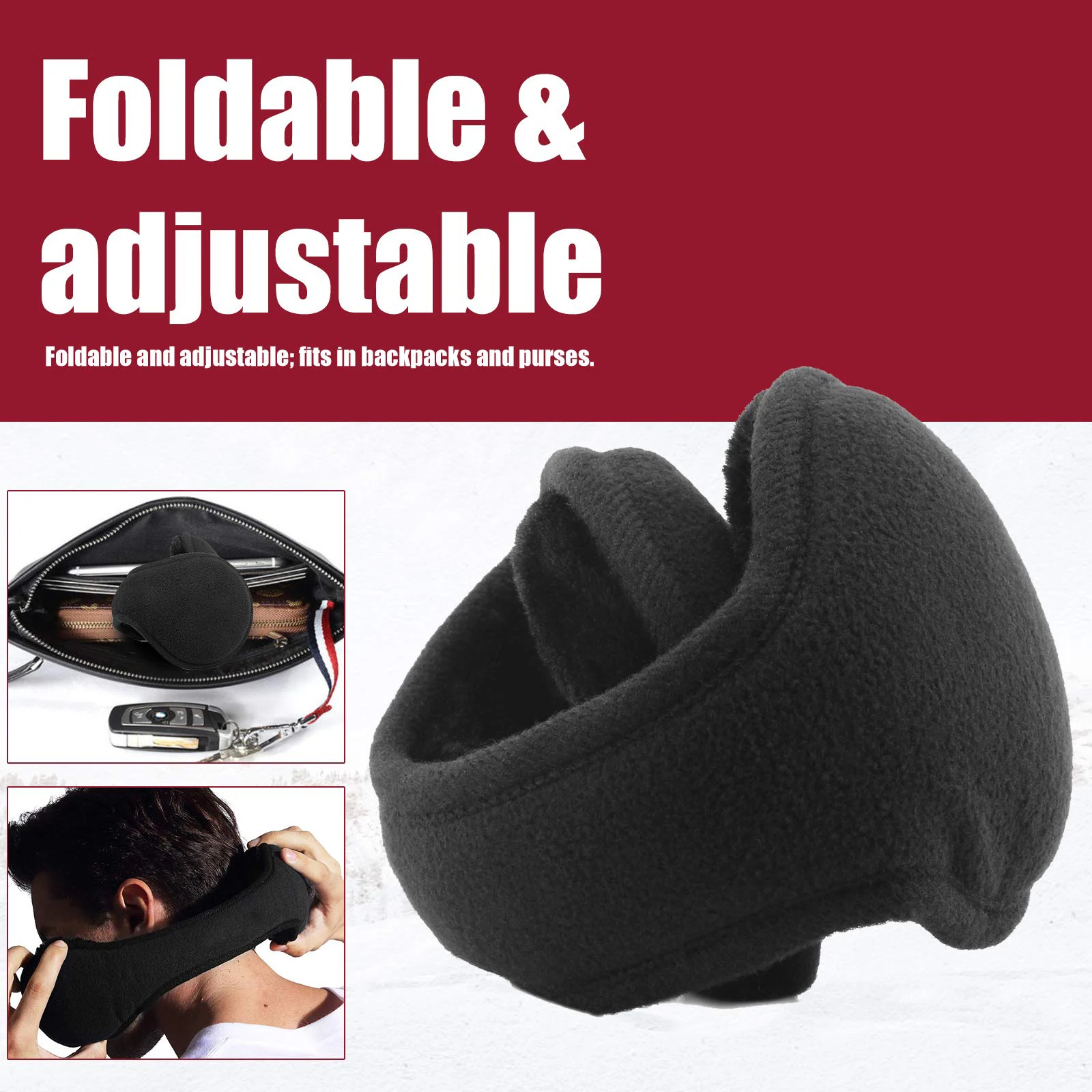 1 pz paraorecchie caldi per la guida all'aperto paraorecchie invernali in peluche equitazione all'aperto sci paraorecchie calde copertura protettiva per le orecchie