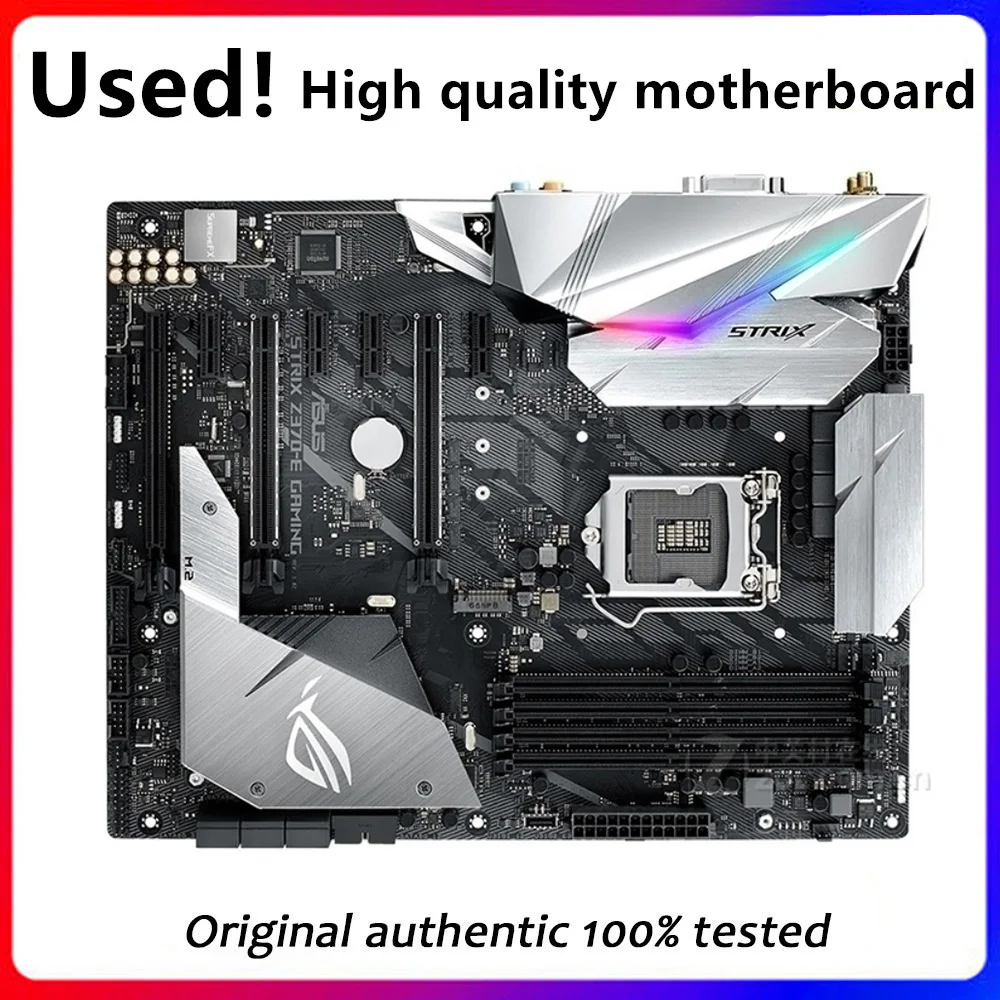 

For Asus ROG STRIX Z370-E GAMING Original Used Desktop Intel Z2370 Z370M DDR4 Motherboard LGA 1151 i7/i5/i3 USB3.0 SATA3