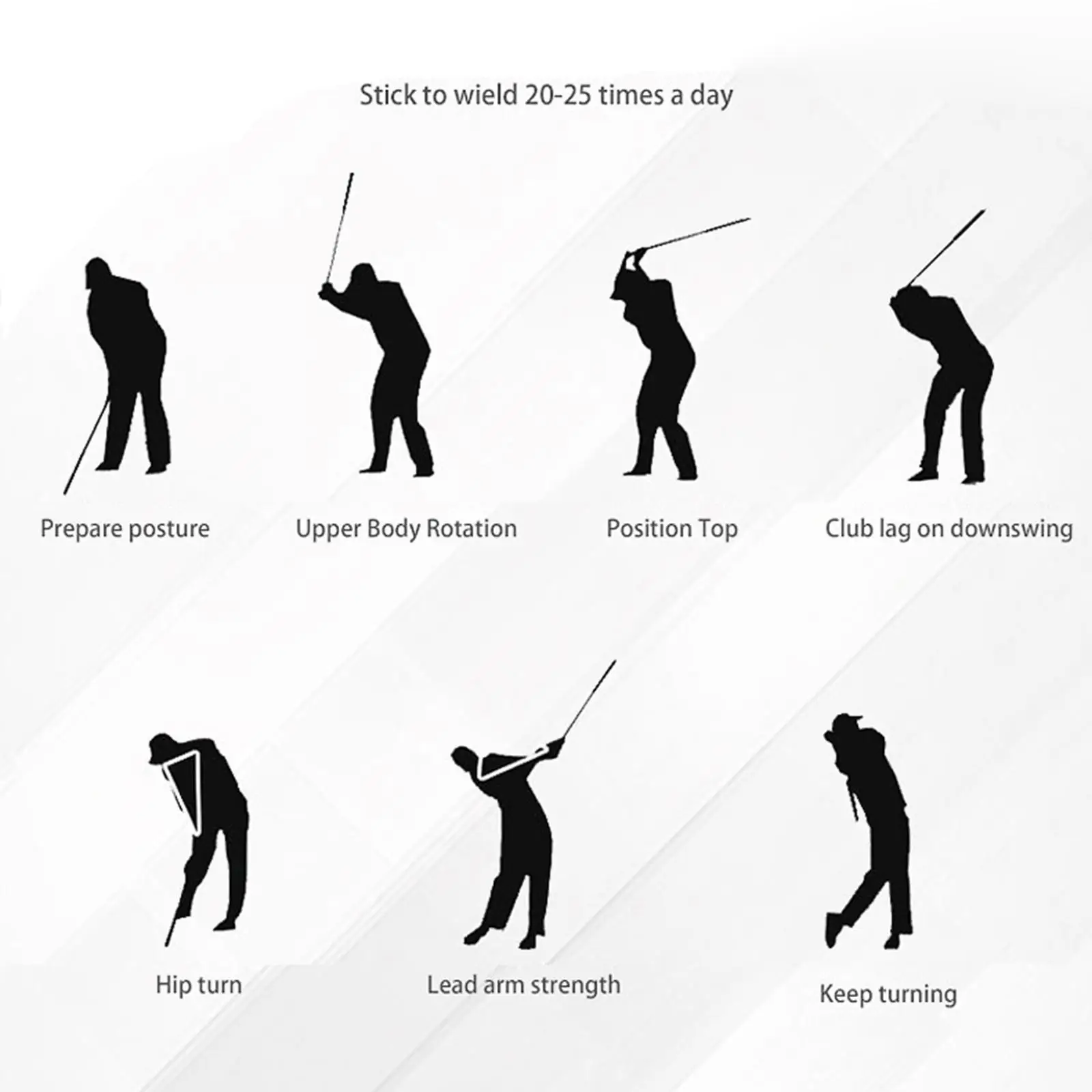 

Тренажер для гольфа для взрослых: мягкая палка для разминки, развития скорости, баланса и силы
