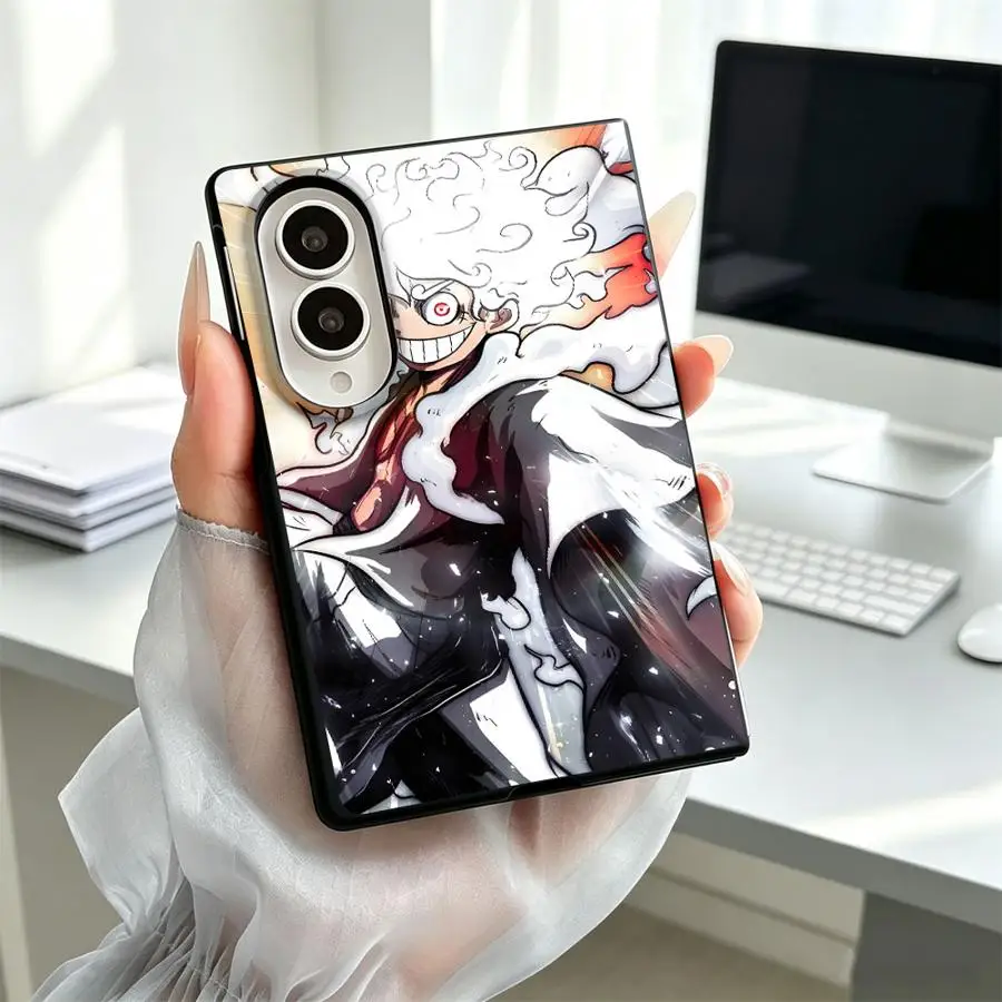 Case for Samsung Galaxy ZFold Wide Z Fold 8 Z Fold8 Wide ZFold8 Luxury Phone Cover Devil Fruit Luffy