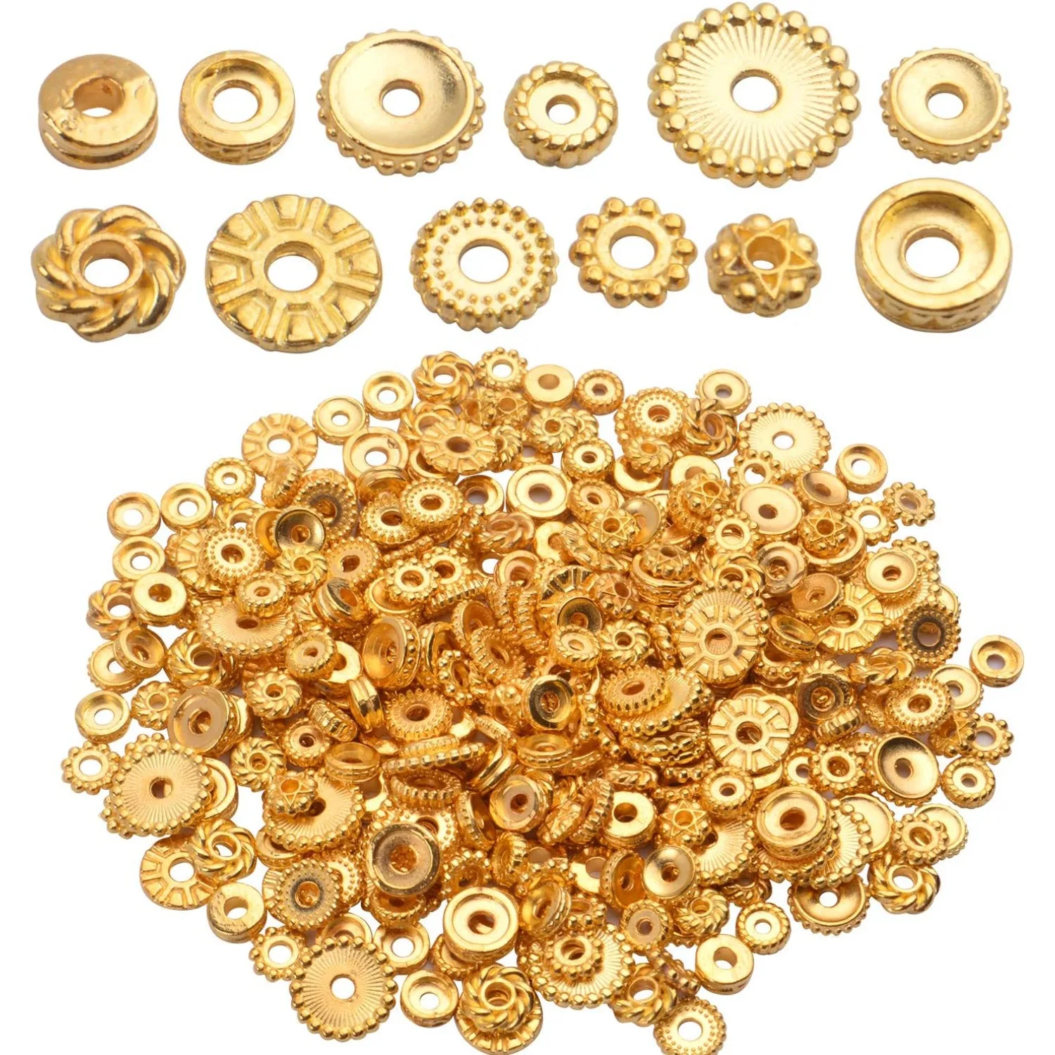 

100 грамм (около 170-300 шт.) бусины-разделители, ювелирные изделия, бусины-разделители, бусины-разделители из сплава для изготовления ювелирных изделий, браслеты, ожерелье