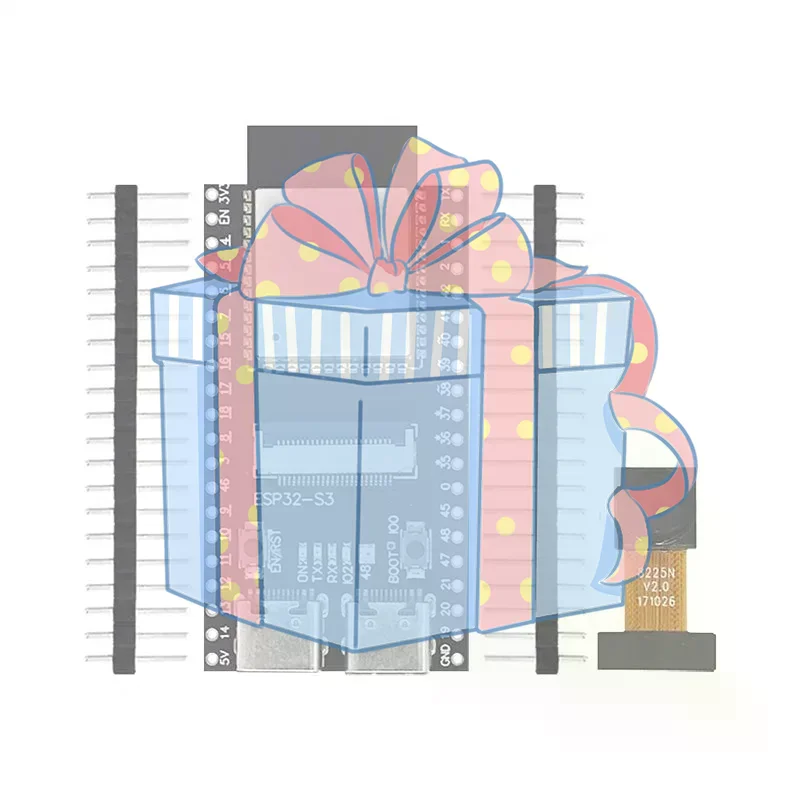 

Плата разработки ESP32-S3 CAM с модулем WiFi и Bluetooth, встроенным ESP32-S3 N16R8, камерами OV2640, OV5640, OV3660 и двойным интерфейсом TYPE-C