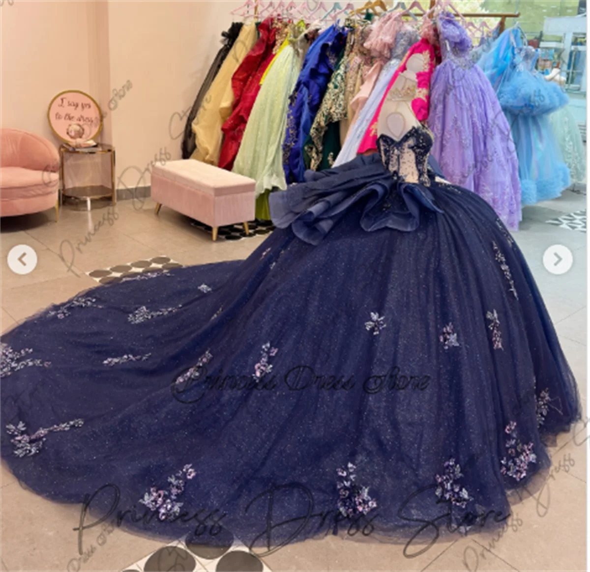Vestidos elegantes para quinceañeras, apliques de lentejuelas, cuentas, perlas, fiesta de cumpleaños de lujo, dulce 16 vestido de baile personalizado