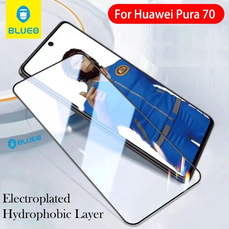 

Blueo Tempered Glass For Huawei Pura 70 Screen Protector for Huawei P50 P50E P40 P30 P20 Pro P40 P30 Lite