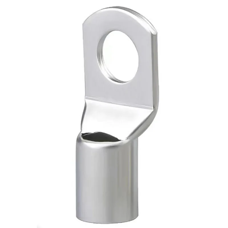 

ABSY SC500-10 Медный аккумуляторный болт с отверстием для винта Кольцевой соединитель Провод Кабельный наконечник Обжимная клемма Оловянная медь