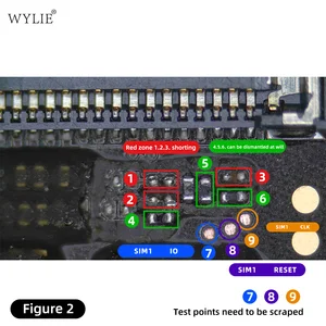 Bilashmart Mix Order WYLIE Sim to Dual SIM Card Cable With Card Tray Card Slot Assembly No Need Separate No Damage Flex