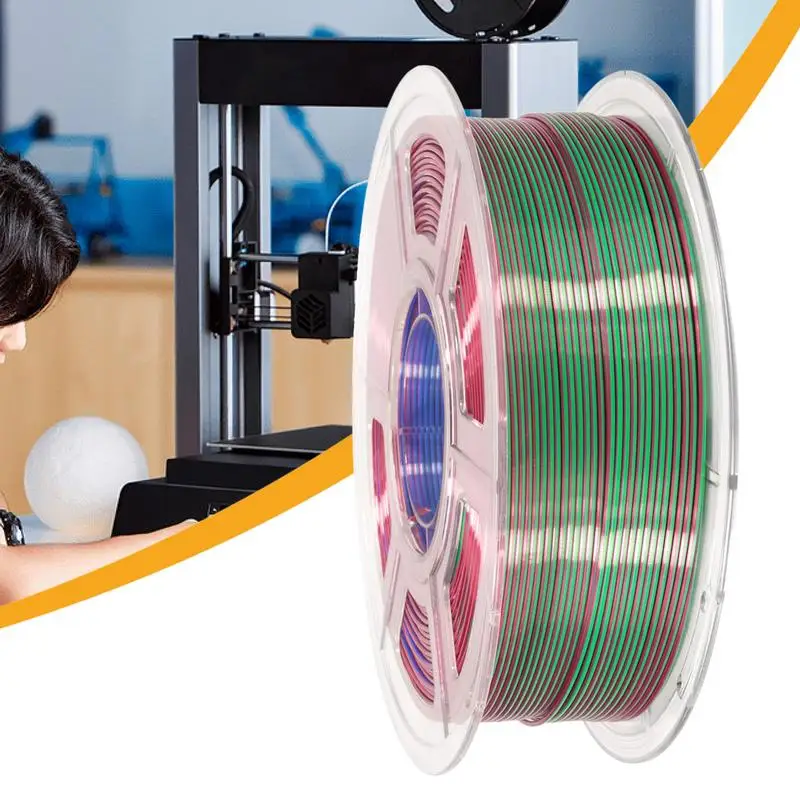 Multicolor 3D Printing Filament Material 250g Diameter 1.75mm Professional Gradient FDM 3D Printing Filament Material