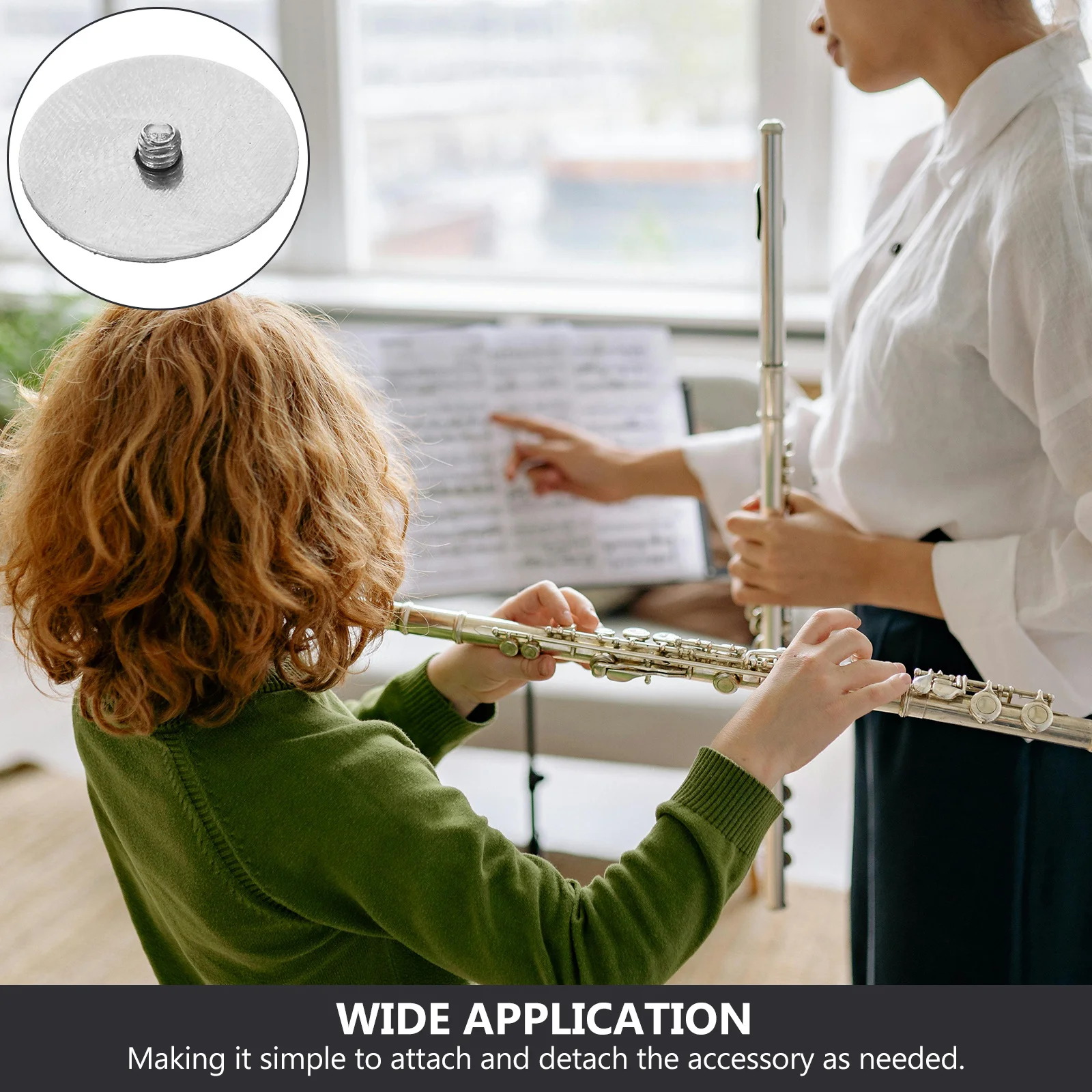 

1Set Metal Flute Screws Gasket Pads Fixing Secure Flute Repair Kit Fastening Screws Washers Accessory Fixing Screw