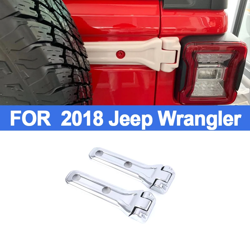 Декоративная накладка на петли задней двери для Jeep Wrangler 2018 года, защита от царапин, аксессуары для внешнего тюнинга