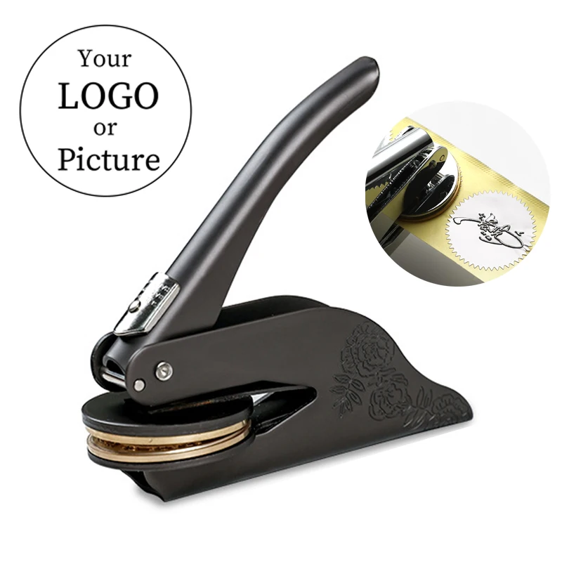 

Изготовленный на заказ штамп для тиснения из нержавеющей стали, персонализированные свадебные приглашения, плоскогубцы для конвертов, печать на заказ, штамп с вашим собственным логотипом