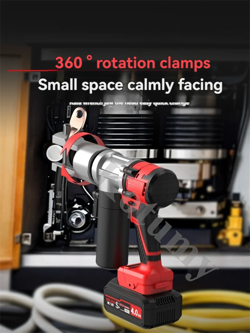 Rechargeable Hydraulic Pliers Electric Hydraulic Crimping Pliers Electrician Copper Aluminum Terminal Small Crimping Tool