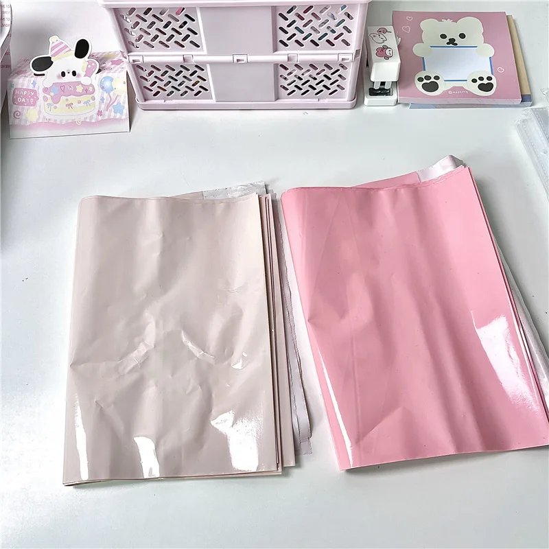 50pc New Pink Color Envelope Storage Bag PE Plastic Courier Shipping Bag Waterproof Self Adhesive Seal Pouch Mailing Bag 20X30CM