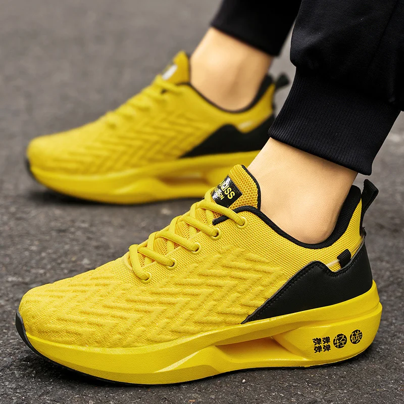 Sepatu Lari Pria Mewah yang Bernapas, Sepatu Kasual, Sepatu Loafer Fashion, Sepatu Tenis untuk Pria