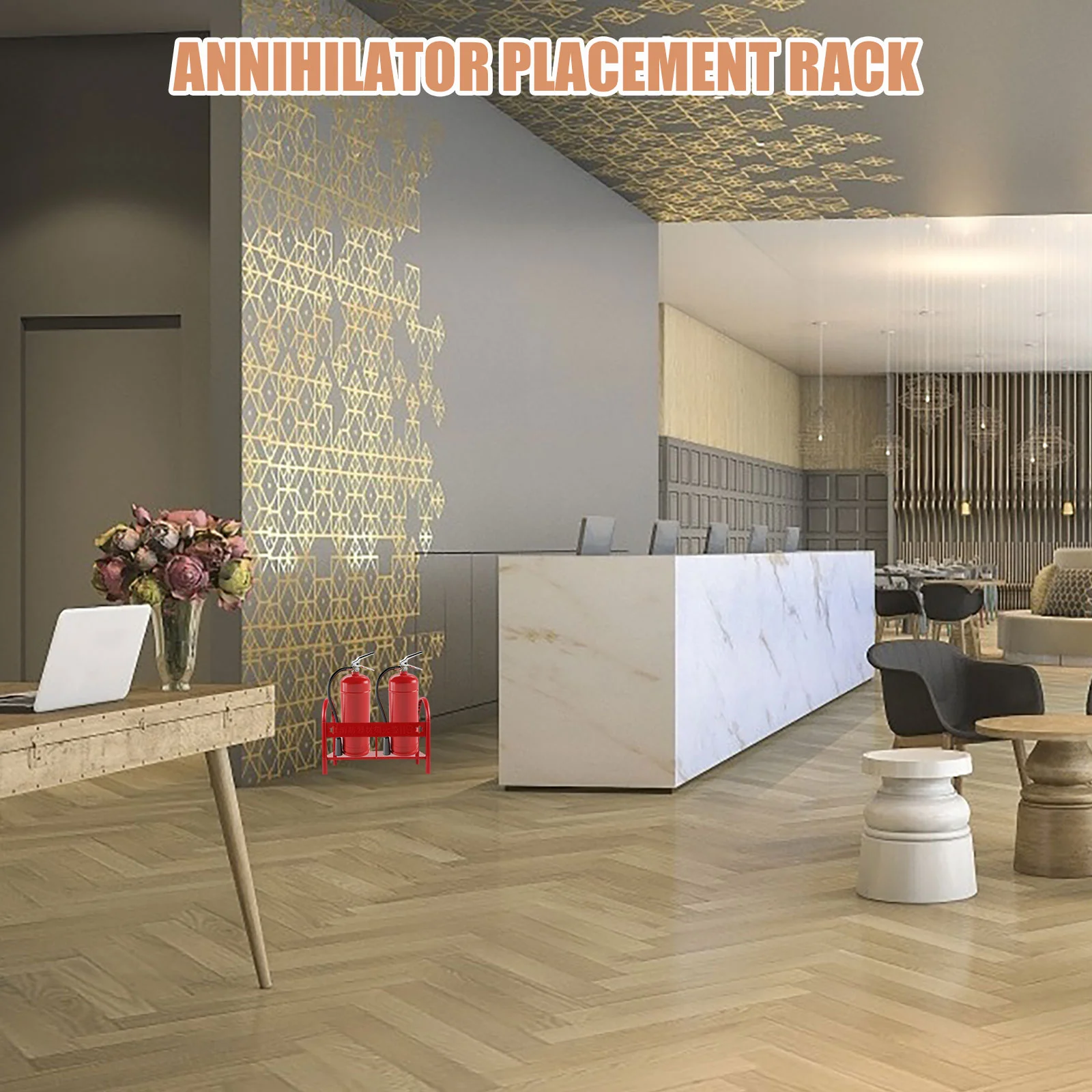 Support d'extincteur en plastique, base de support, support rapide