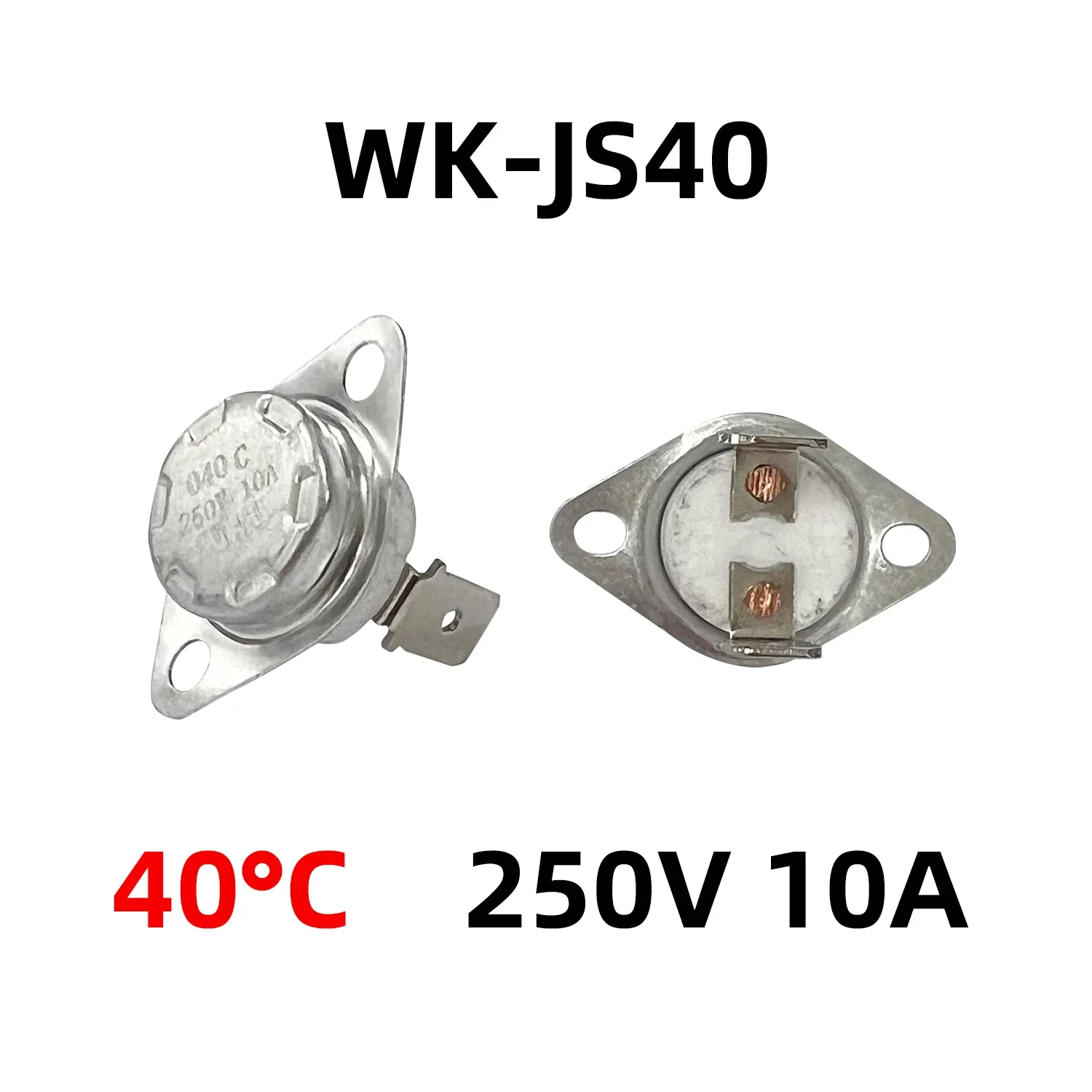 10 шт. Ksd301 24 ℃   40 ℃   130 ℃   150 ℃   Металлическая термозащита 250 В 10 А 16 А термовыключатель температуры нормально закрытый