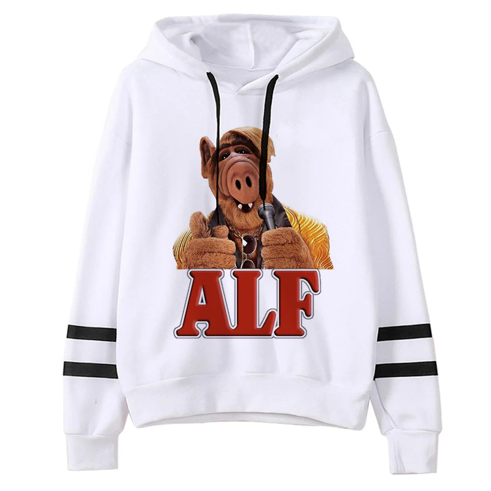 Alf hoodies women anime Korean style graphic long sleeve top hoddies women Kawaii Pullover