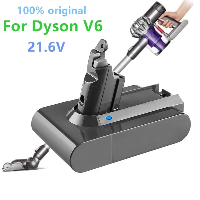 

Replace Vacuum Cleaner Battery for Dyson V6 DC58 DC59 DC62 DC74 Absolute Fluffy Animal Pro 21.6v 9800mAh Rechargeable Bateria