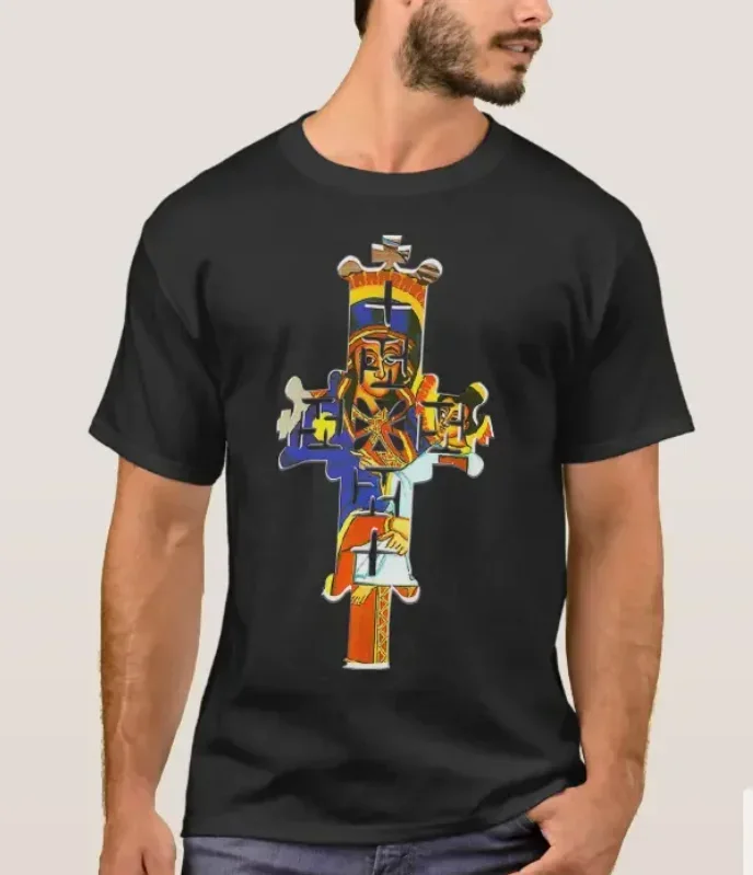 

Ethiopian Orthodox Church Cross T-Shirt 100% Cotton O-Neck Summer Short Sleeve Casual Mens T-shirt Size S-3XL