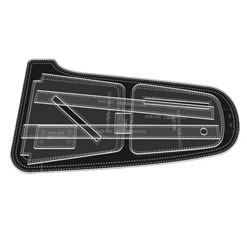 J1UL1N Sling Bag Acrylic Template,Leather Pattern Acrylic Leather Templates For Crossbody Backpack Chest Bag (AAB-534) Durable