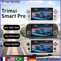 Trimui Smart Pro Handheld Game Console 4.96''IPS Screen Video Game Console Linux System Retro Video Game Consoles Smartpro Gifts
