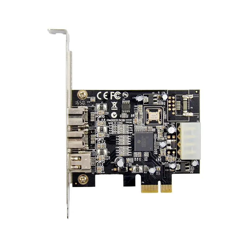 Imagem -05 - Cartão de Expansão para pc Desktop Pci-e 1x para Ieee 1394 dv Video Adapter Controller Cartão Firewire Chip ti Xio2213a