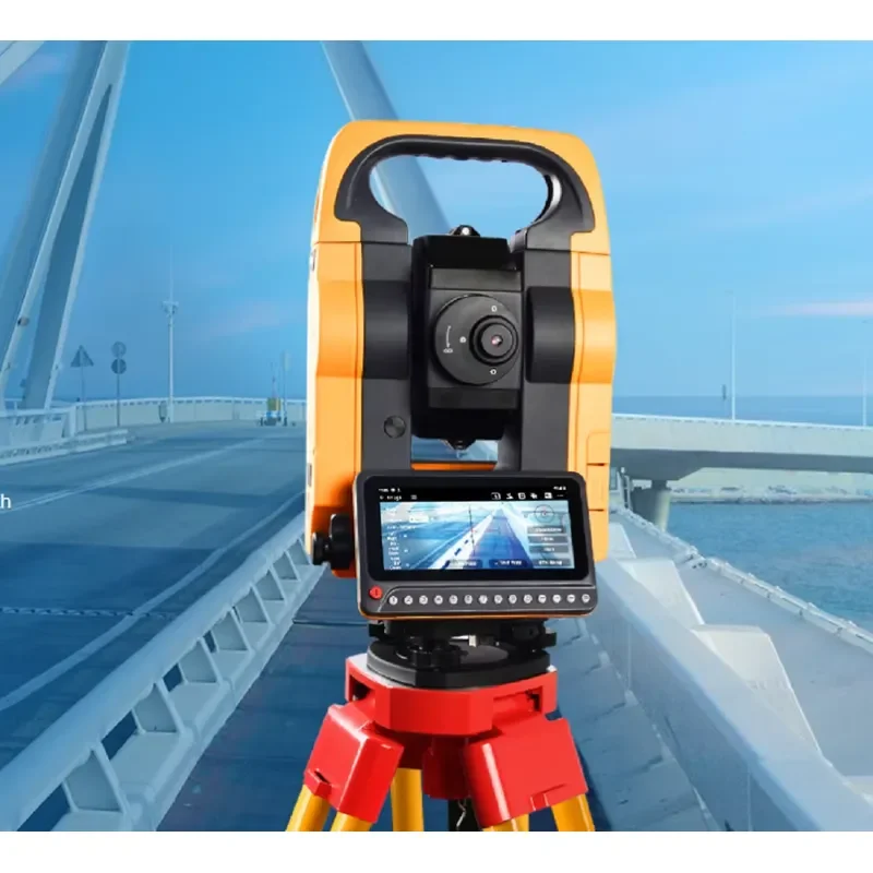 Hi-target HTS-720 Reflectorless 1000m Smart Android Multi language switching Total Station with 5.5-inch touch screen