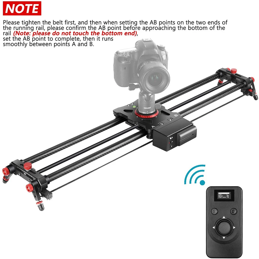 80cm Electric Slider DSLR Camera Slider Shooting Stabilizer Rail For Video Photography Dolly Track Slider