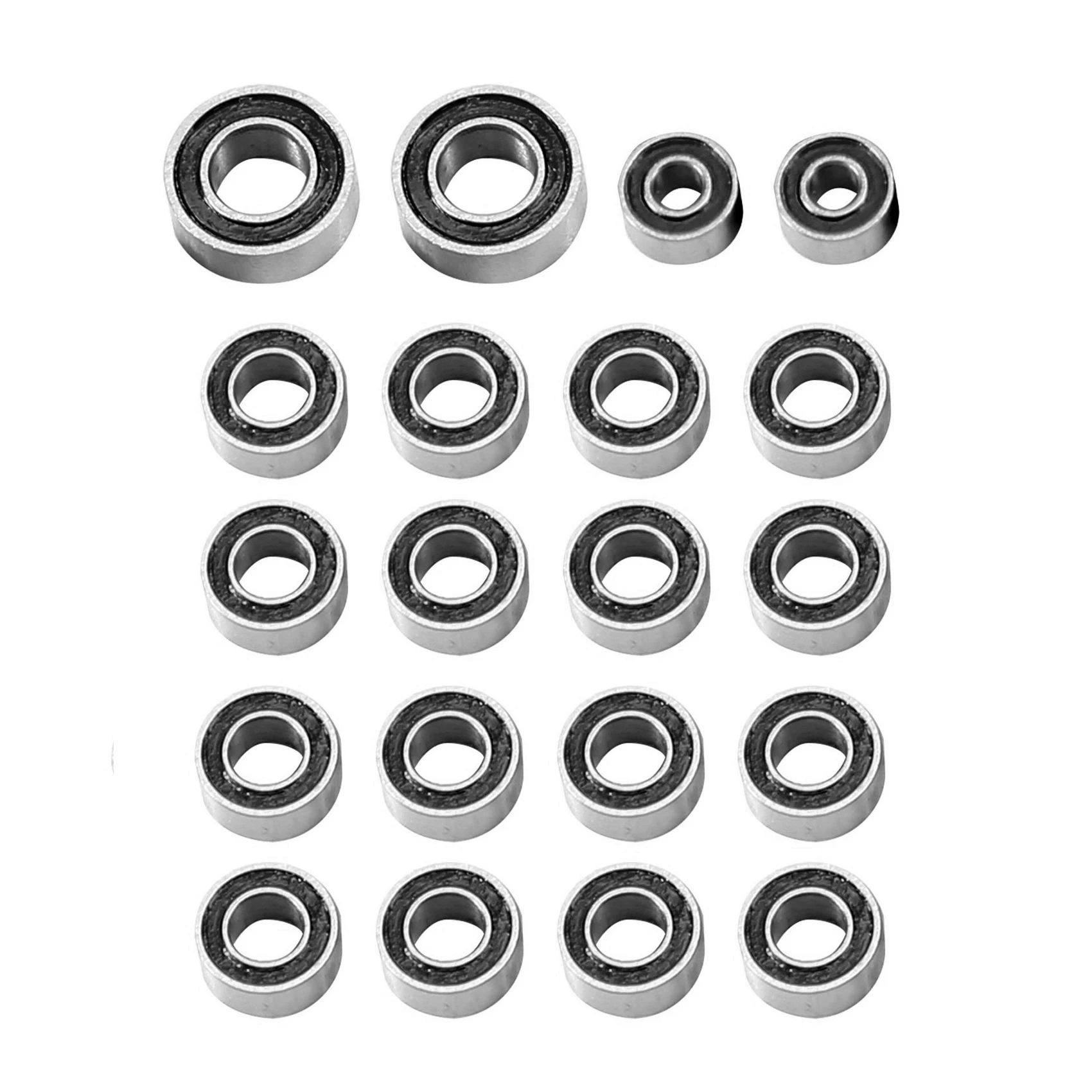 

20pcs Sealed Bearing Kit for Axial SCX24 Gladiator JLU Bronco C10 1/24 RC Crawler Car Upgrade Parts Accessories