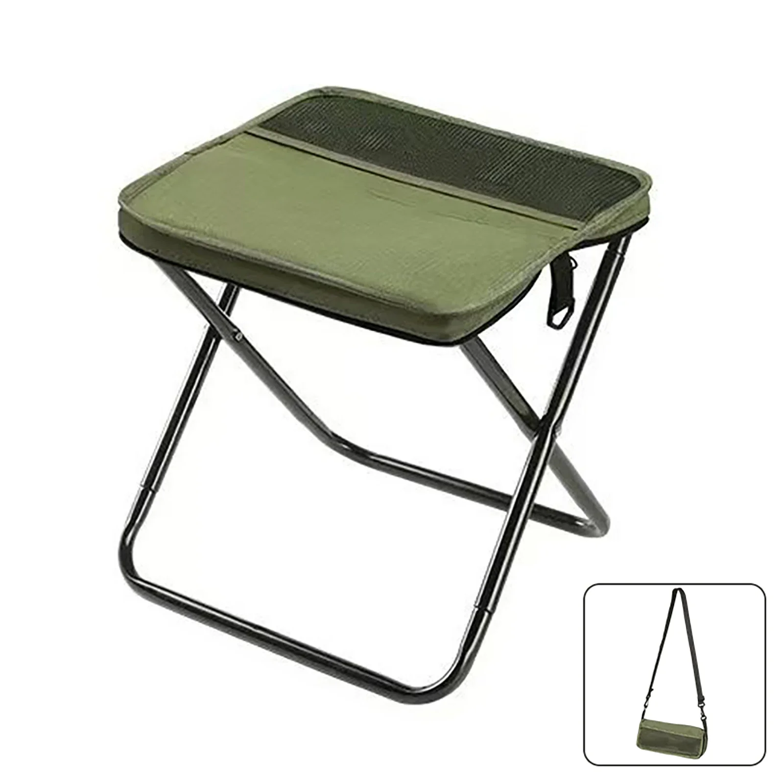 Foldable Backpack Stool Portable Folding Stool With Carry Bag Lightweight Mini Easy Carry Outdoor Chair For Travel For Travel