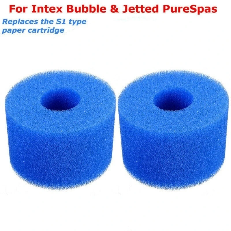 5-15PCS wiederverwendbare waschbare Schaum-Whirlpool-Filterkartusche für Intex Pure Spa Whirlpools Zubehör Filterschwammkartusche S1 Typ – Detail 6