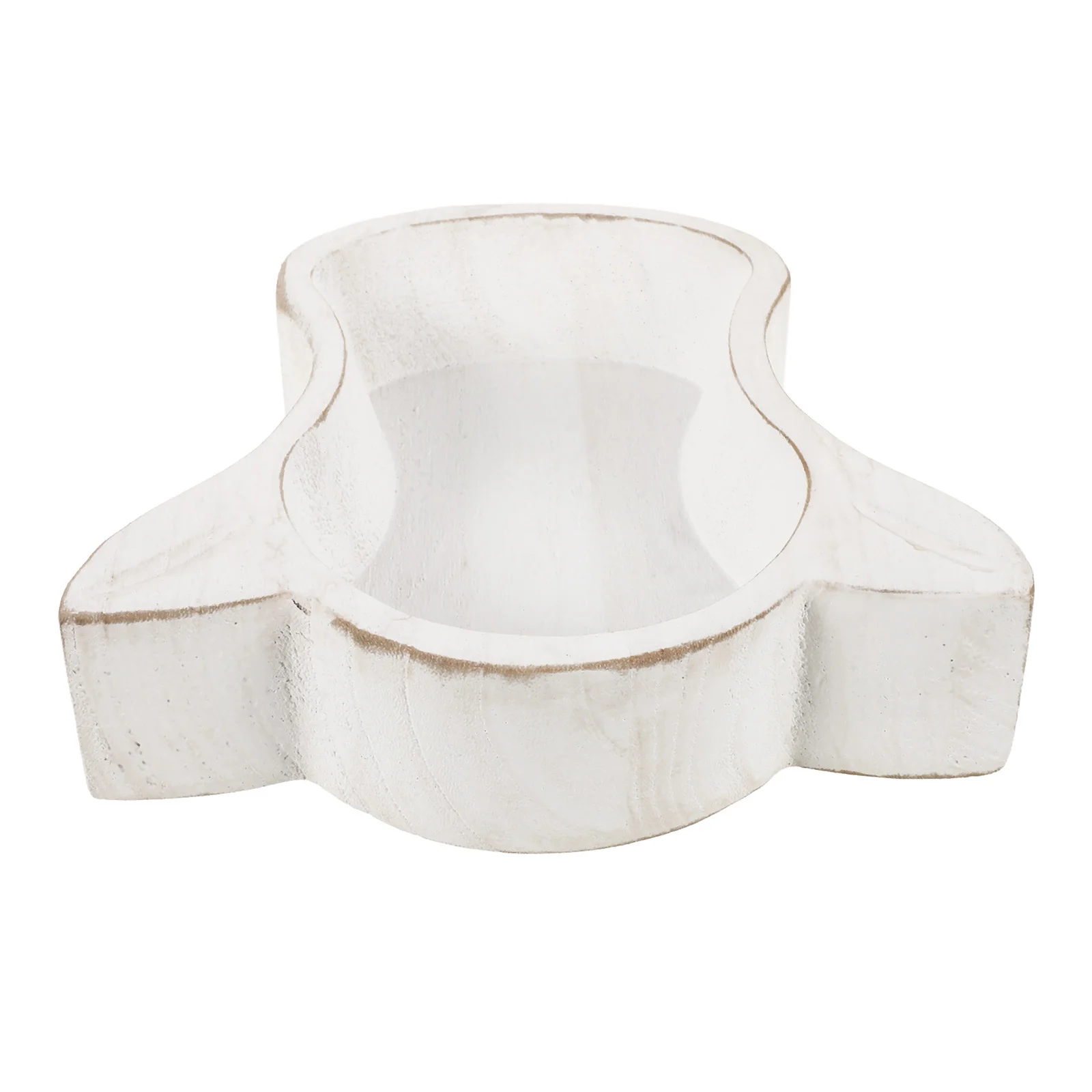 

Cow Head Shaped Wooden Bowl Natural Wood Serving Plate for Fruit Snacks Cakes Home Decorative Tray Party Dessert Display Holder