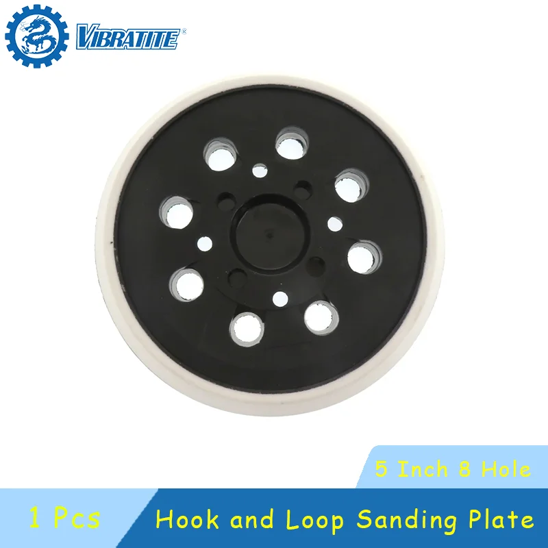 

1 Pcs Sanding Pad 5 Inch 8 Hole Sanding Discs Support Pad Backing Plate for 300 AE 400 AE 4000 AE Random Orbital Sander