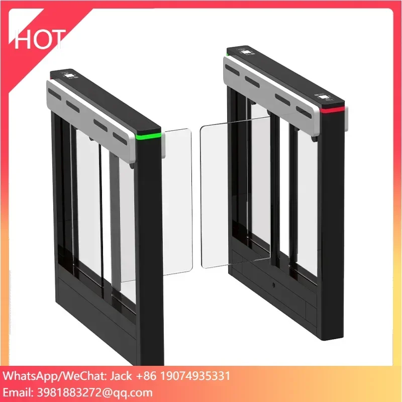 

Automatic Swing Door SUS304 Pedestrian Access Controller Brushless Motor Company Attendance Punch-in Turnstile Swing