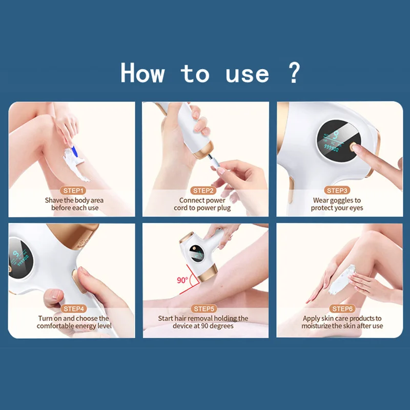 2026 Household Electric Hair Removal Device, Multifunctional Photon Whole Body Hair Remover, Beauty Hair Removal Instrument