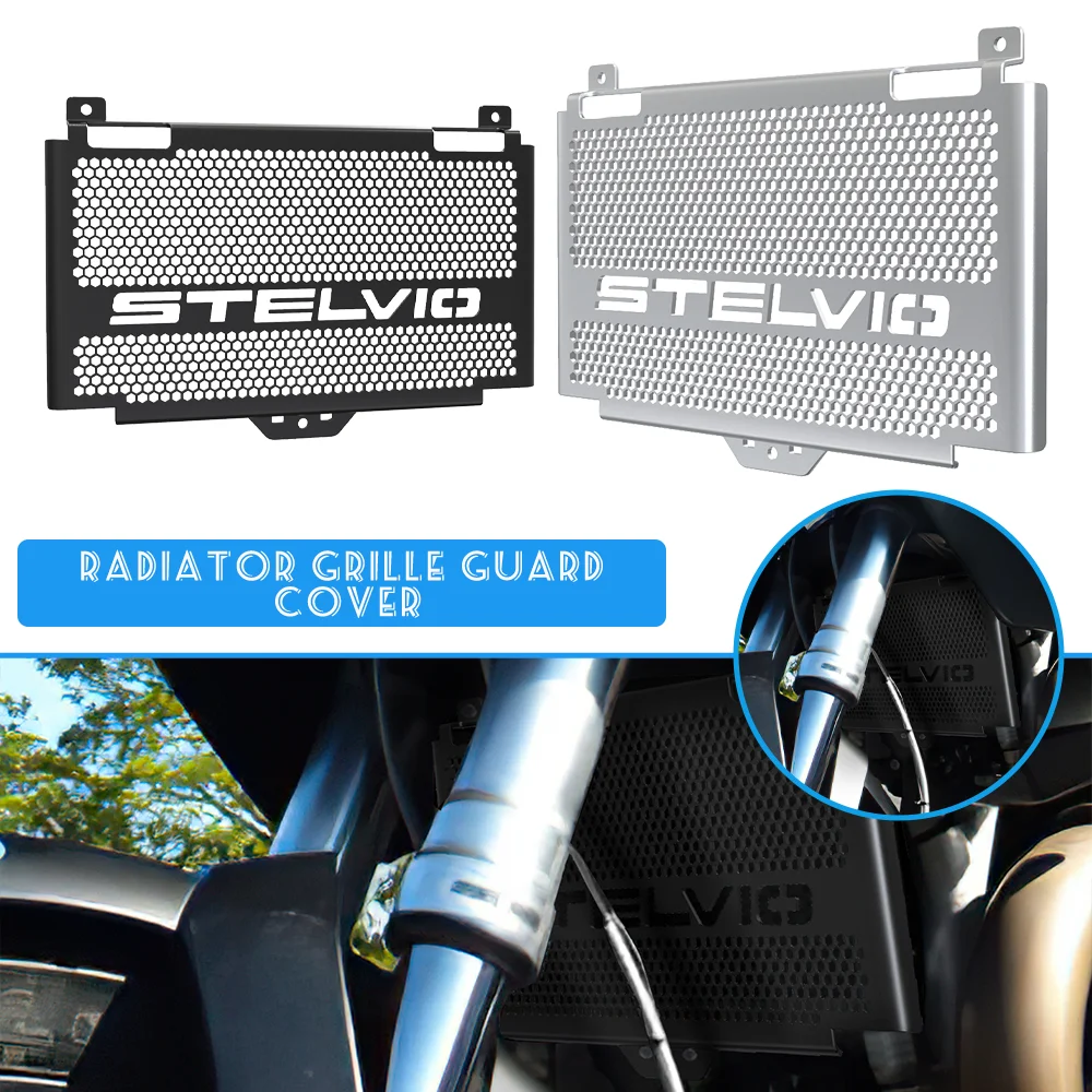 

For Moto Guzzi Stelvio1200 Stelvio 1200 2008 2009 2010 Motorcycle Radiator Guards Grille Grill Guard Cover Protector Accessories