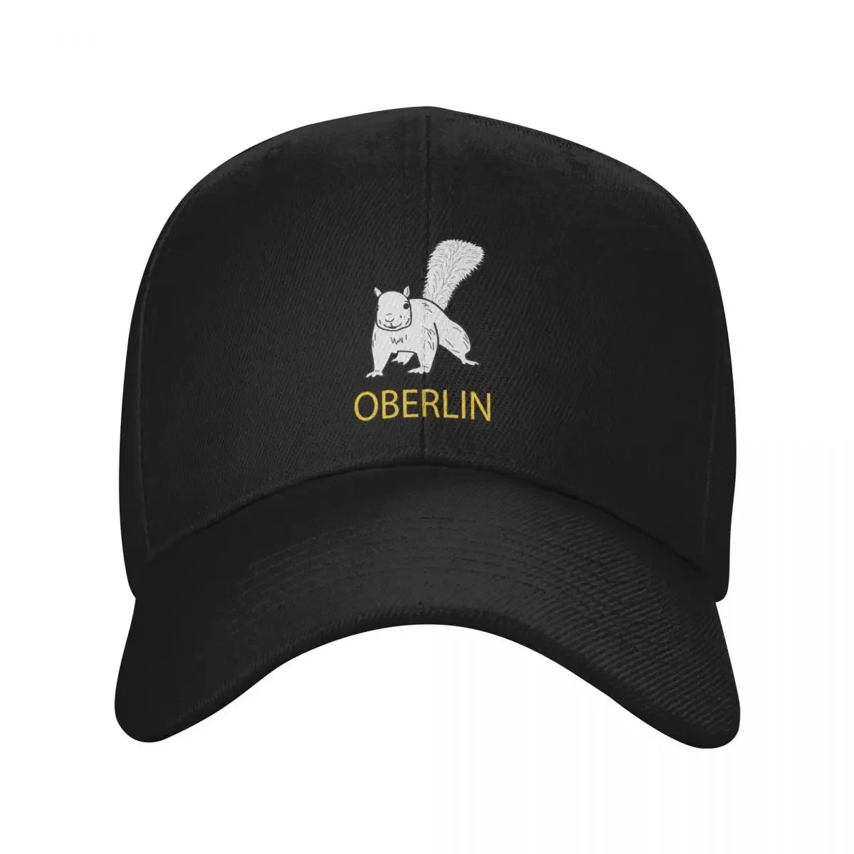 Cute Oberlin White Squirrel Baseball Cap Fashion Beach Christmas Hat Designer Man Women's